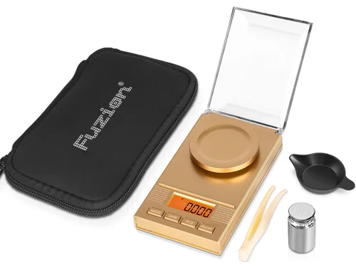 Vista 9 de Fuzion Escala de miligramo 1.76 oz/0.00004 oz, kit de báscula de polvo 6 en Negro