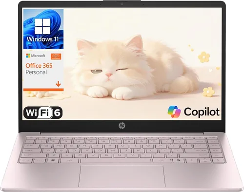 Vista 12 de HP Laptop 2026 de 14", procesador Intel, Copilot AI, Office 365