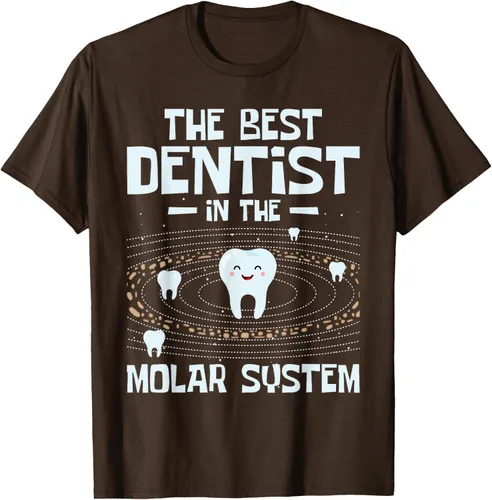 Vista 6 de El mejor dentista - Molar Teeth Dental Odontología DDS Camiseta Negro