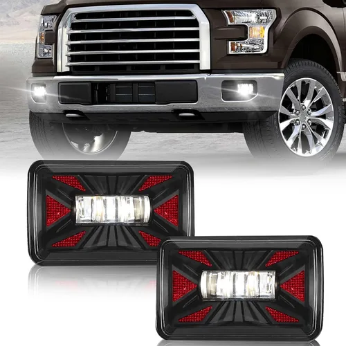 Vista 26 de Shocklight Luces antiniebla LED de repuesto para Dodge Ram 1500 2009-2012, Dodge Ram 2500 3500 2010-2018 Lámparas antiniebla izquierda y derecha