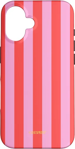 Vista 32 de Funda de rayas rojas rosas para iPhone 17