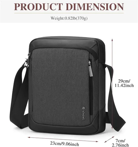 Vista 3 de BAIGIO Bolso bandolera bandolera para hombre Uno