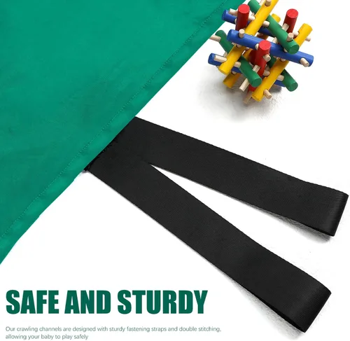 Vista 4 de Shappy Túnel Sensorial de 12 pies para Gatear, Tubo de Resistencia para Tienda Sensorial Calmante, Tubo de Compresión, Juguetes de Túnel de Juego