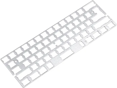 Vista 4 de YMDK Placa de aluminio anodizado universal de posicionamiento placa placa soporte ISO ANSI para GH60 PCB 60% teclado DIY