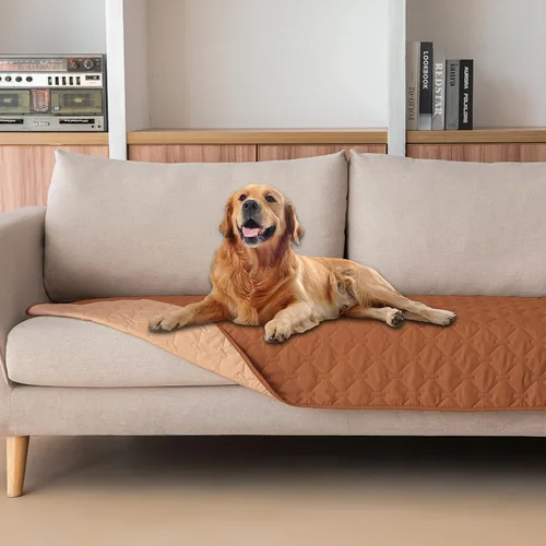 Vista 128 de gogobunny Manta para mascotas 3 veces más resistente, impermeable y a prueba de arañazos; protector de muebles reversible para perros y gatos, funda