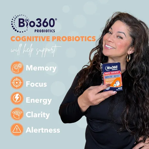 Vista 5 de Bio360 Apoyo cognitivo, 30 suplementos veganos (30 unidades (paquete de 1))