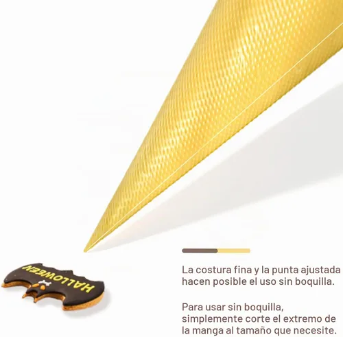 Vista 3 de Keenpioneer Bolsas desechables de 14 pulgadas para decoración y repostería, bolsa de pastelería sin puntas para tartas, glaseado de crema