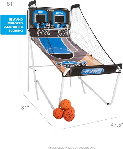Vista 3 de Triumph Sports juego de baloncesto "Big shot" 8 en 1 para dos jugadores