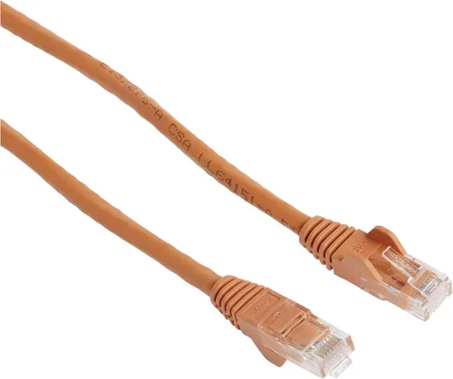 Vista 23 de StarTech Cable Ethernet CAT6 de 6 pulgadas – Cable Ethernet CAT 6 Gigabit amarillo -650 MHz 100 W PoE RJ45 UTP Network/Patch Cord Snagless w/Strain