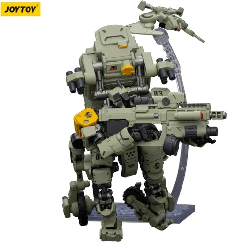 Vista 2 de JoyToy 1/25 - Colección de figuras de acción Dark Source, ejército de mecha de hueso de acero, modelo militar Fear XS-03, tipo de incursión