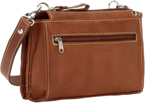 Vista 3 de American West Bolsa cruzada con solapa de hombro de dos pasos de Texas
