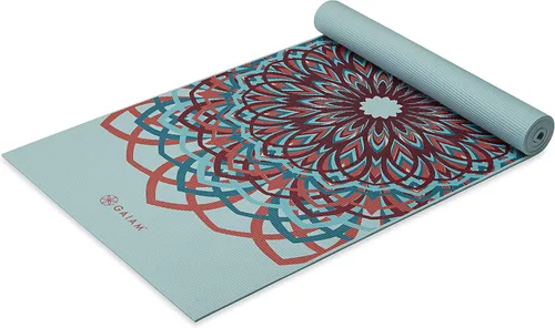Vista 28 de Gaiam - Alfombrilla de yoga, 6 mm, extra gruesa, antideslizante, de primera calidad, para todo tipo de yoga, pilates y ejercicios en el suelo