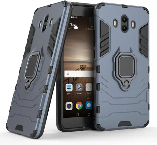 Vista 8 de Compatible con Huawei Mate 10, soporte magnético para teléfono de coche Anillo 360 Funda protectora para Huawei Mate10 (negro)