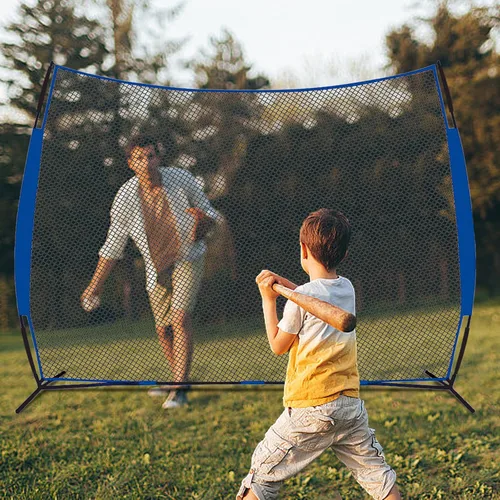 Vista 8 de Baseball Barrier Backstop Net Heavy Duty Portable with Carry Bag for Softball Lacrosse Training for Backyard Adults Practice