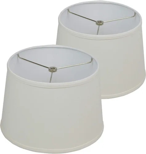 Vista 46 de FenchelShades.com - Juego de 2 pantallas de lámpara de 10 pulgadas de diámetro superior x 12 pulgadas de diámetro inferior x 8 pulgadas de altura