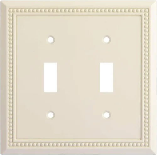 Vista 25 de Henne Bery Sunken Pearls - placa decorativa de pared, placa decorativa de pared, tapa de salida de la placa del interruptor, aleación de zinc sólida