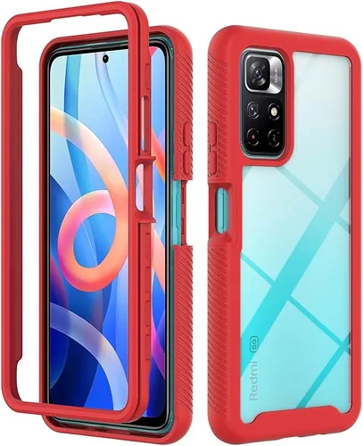 Vista 6 de Funda para Xiaomi Redmi Note 11 5G 21091116AC, funda protectora anticaída y absorción de golpes para Xiaomi Redmi Note 11T 5G 21091116AI/Poco M4 Pro