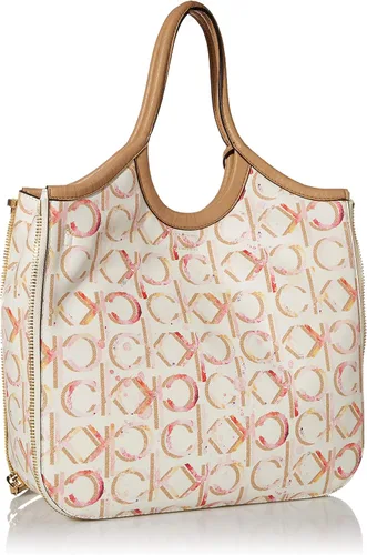 Vista 4 de Calvin Klein Gabrianna Novelty - Bolso tote delgado con cremallera lateral