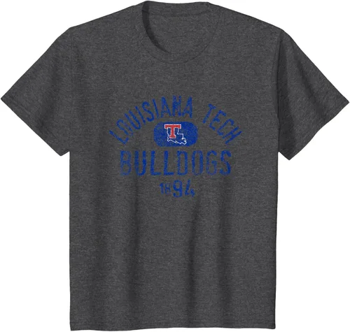 Vista 13 de Louisiana Tech Bulldogs Vintage 1894 - Camiseta con licencia