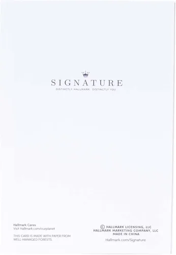 Vista 6 de Tarjeta de boda Hallmark Signature (novia y novio)