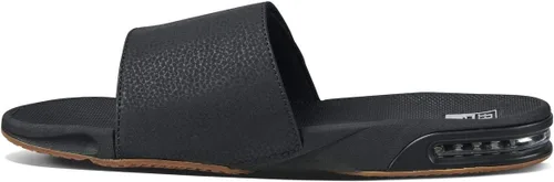 Vista 4 de REEF Fanning Slide - Sandalias para abrebotellas para hombre, soporte de arco, suela duradera, resistente al agua