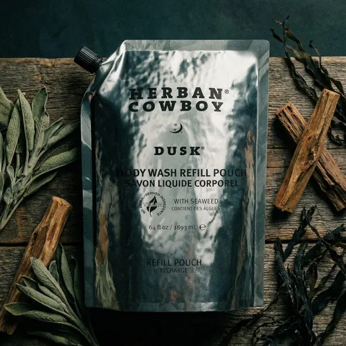 Vista 6 de Herban Cowboy Gel de baño, rico aroma a colonia, mejorado con ingredientes alimentados por plantas, gel de baño vegano