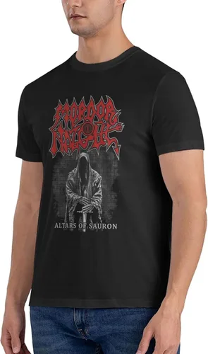Vista 2 de Morbid Angel T Shirt Men's Summer Round Neck Trend Fashion Short Sleeve T Shirt Sports Fitness Cotton Shirt Tops