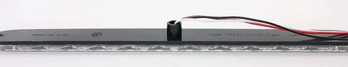 Vista 5 de 15" Luz trasera roja transparente multifunción, marcador de alto y giro, barra LED para camiones, impermeable, fabricada en EE.UU