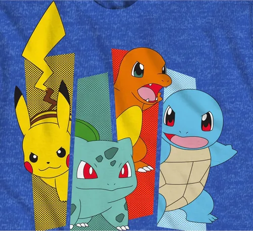 Vista 5 de Pokemon Big Boys Charizard Camiseta de manga corta - Pokemon Gotta Cath 'EM All Group