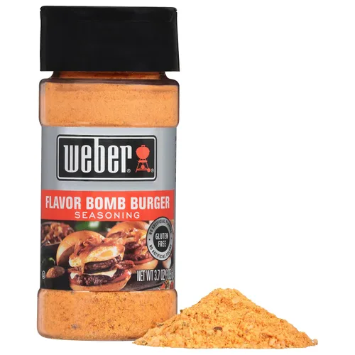 Vista 3 de Weber Flavor Bomb - Condimento para hamburguesas, 3.7 oz