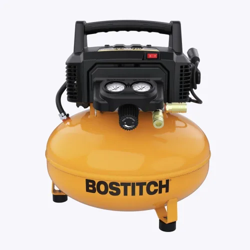Vista 2 de Bostitch Compresor de aire para panqueques de 6 galones, 150 PSI, 2.6 SCFM @ 90 PSI