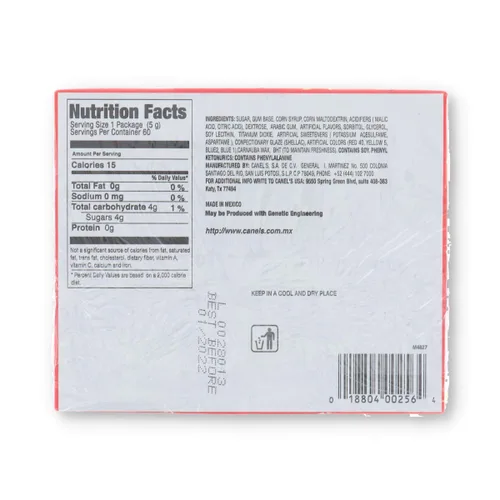 Vista 2 de Canels Gum Sabor Afrutado Para Niños, 60 unidades (GUM - CHANGE MAKER)