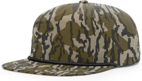 Vista 30 de Richardson 256 Umpqua 5 Panel UPF 50+ Gorras Snapback Premium con Clasificación Cuerda de moca oscuro / caqui