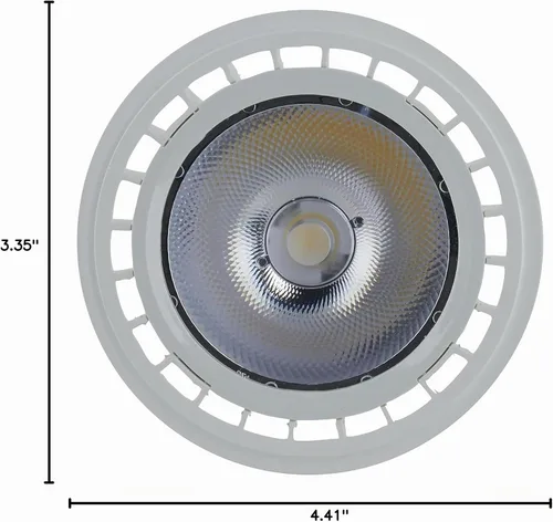 Vista 7 de Satco S12247, bombilla reflector LED AR111, base G53, 3000K, bombilla de repuesto