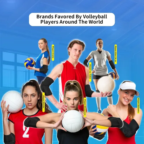 Vista 5 de Coderas de voleibol para niños 2XS-XL -Protector de codo transpirable Adolescentes Hombres Mujeres Bailando Patinaje Fútbol almohadillas