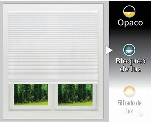 Vista 7 de Redi ShadeEasy Lift-At-Home Light Light Pleated Pleated Shade (se adapta a Windows 19 "-30"), 30 pulgadas x 64 pulgadas, natural