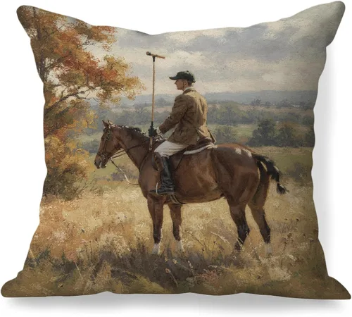 Vista 15 de Fundas de almohada de 12 x 20 pulgadas, regalos para amantes de los caballos, fundas de almohada lumbares decorativas para el hogar, sala de estar