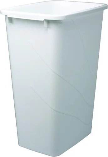 Vista 5 de Knape & Vogt QT27PB-PT - Cubo de basura de repuesto, 17.81 x 10.65 x 10.65 pulgadas Platino