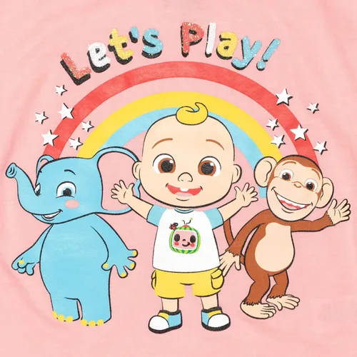 Vista 6 de CoComelon JJ - Conjunto de camiseta y pantalones cortos