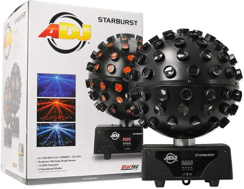 Vista 7 de American DJ adj Starburst Multi Color Shooting Beam Efecto de iluminación+altavoz gratis