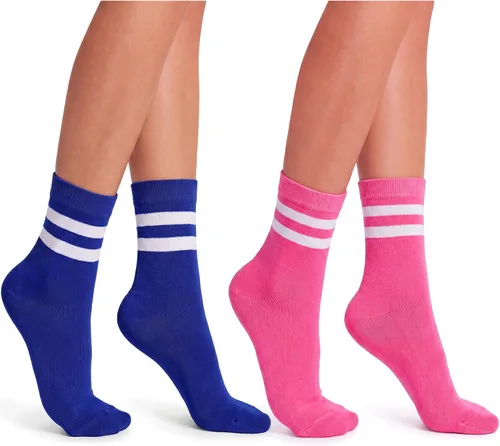 Vista 41 de Syhood Crew Stripe Socks Unisex Athletic Socks