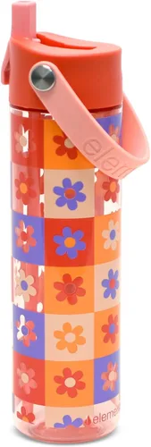 Vista 29 de Elemental Botella de agua Splash con pajilla, botella de agua reutilizable de plástico Tritan sin BPA con correa, ideal para viajes, gimnasio y Aqua