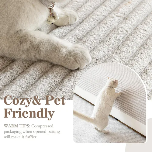 Vista 2 de MYSKY HOME Funda de sofá en forma de L, 100% impermeable para mascotas, fundas de sofá modular en forma de L, fundas de sofá antideslizantes