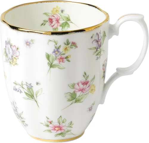Vista 6 de Royal Albert 100 años 1990 - Juego de 3 piezas (taza de té, platillo y plato de 8")