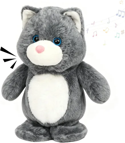 Vista 24 de Hopearl Muñeca negra que habla y canta, repite lo que dices, muñeca negra que camina, juguete animado interactivo, eléctrico, regalo de peluche