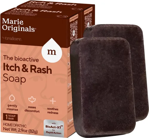 Vista 8 de Marie Originals Jabón para aliviar la picazón en barra de lavado corporal, jabón natural antipicazón para aliviar la picazón de insectos, alivio