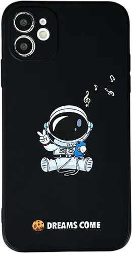 Vista 22 de Yonds Queen Funda protectora de TPU para iPhone SE 2022 (3ª generación), compatible con iPhone 7/8/SE2 (2020), diseño de astronauta, planeta, luna
