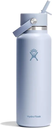 Vista 45 de Hydro Flask Botella de agua – Acero inoxidable aislado – Tapa flexible con popote de boca ancha, antiderrames, a prueba de fugas y recargable