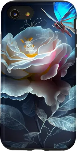 Vista 13 de Funda para iPhone 11 Pro Max con diseño de pétalos de flores de espectro colorido