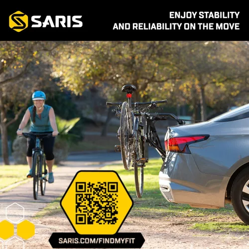 Vista 4 de Saris Guardian - Portabicicletas para maletero – Portabicicletas sin enganche para coche, sedán, hatchback, SUV, camioneta, montaje plegable